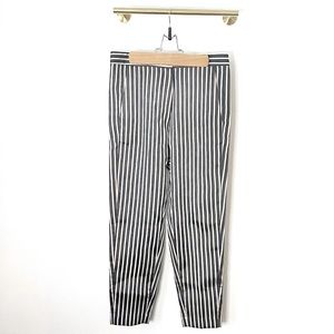 NWOT Michelle Mason Striped Cigarette Pants - Sz 6